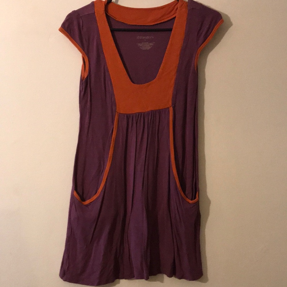Purple and Orange blouse